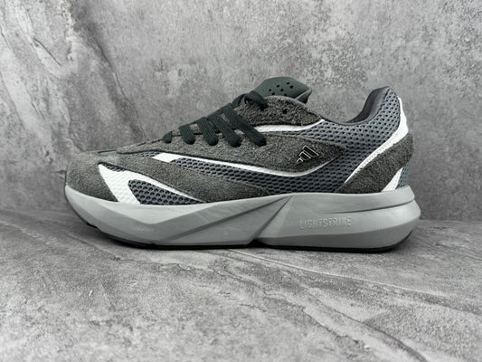 Adidas Lightstrike Gray Mesh Running Shoes