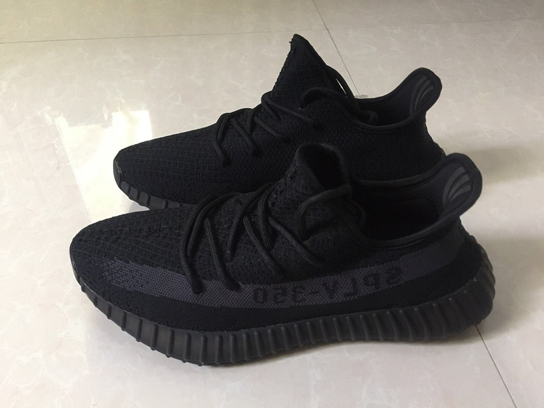 Adidas Yeezy Boost 350 V2 Black Knit Sneakers