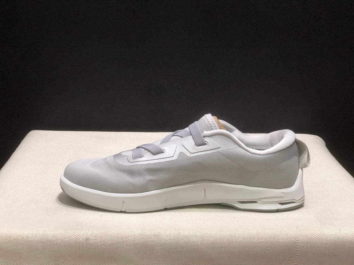 On Cloudnova Moon Sneakers in White and Gray