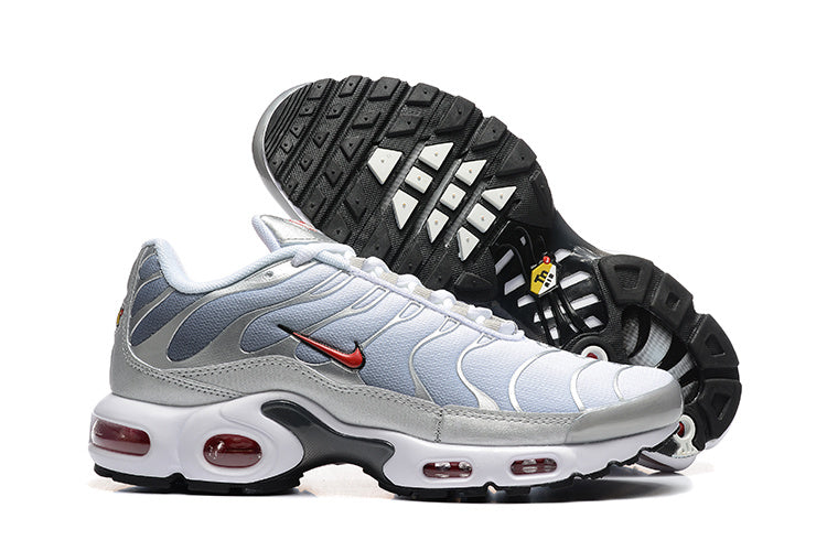 Nike Air Max Plus Sneakers White Silver Red