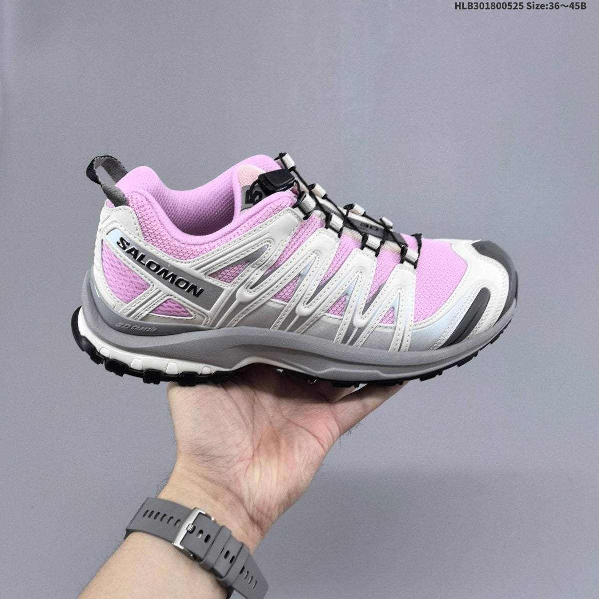 Salomon XA Pro 3D RIER Trail Running Shoes Pink White