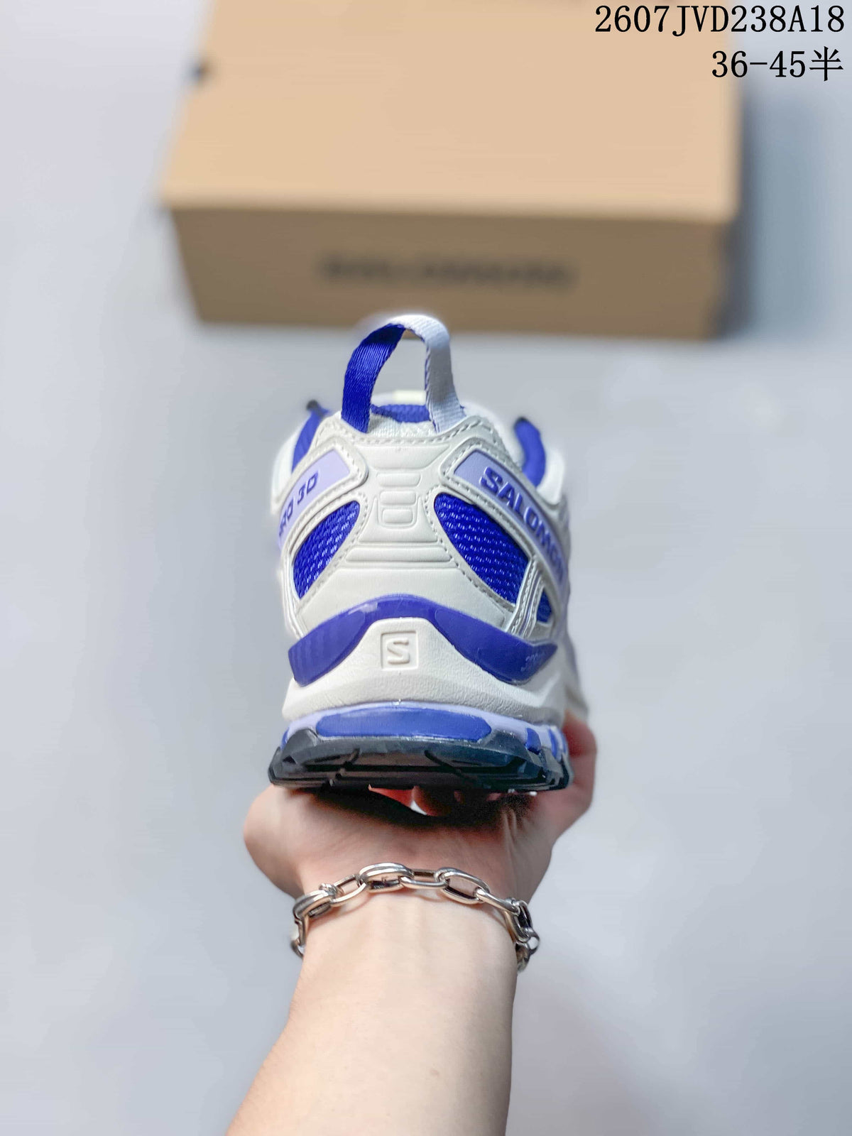 Salomon XA Pro 3D V9 GTX Hiking Shoes White Blue