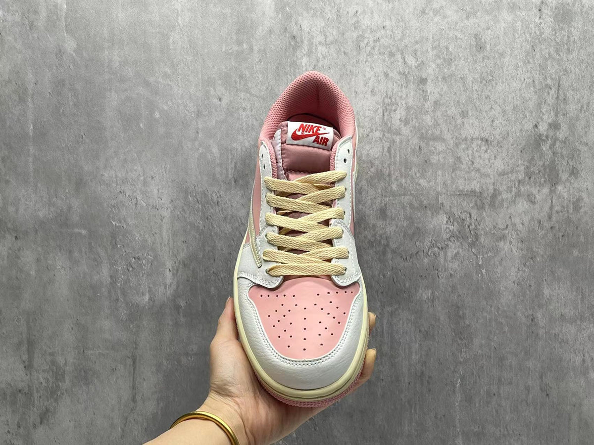 Nike Air Jordan 1 Low Travis Scott Pink Sneakers