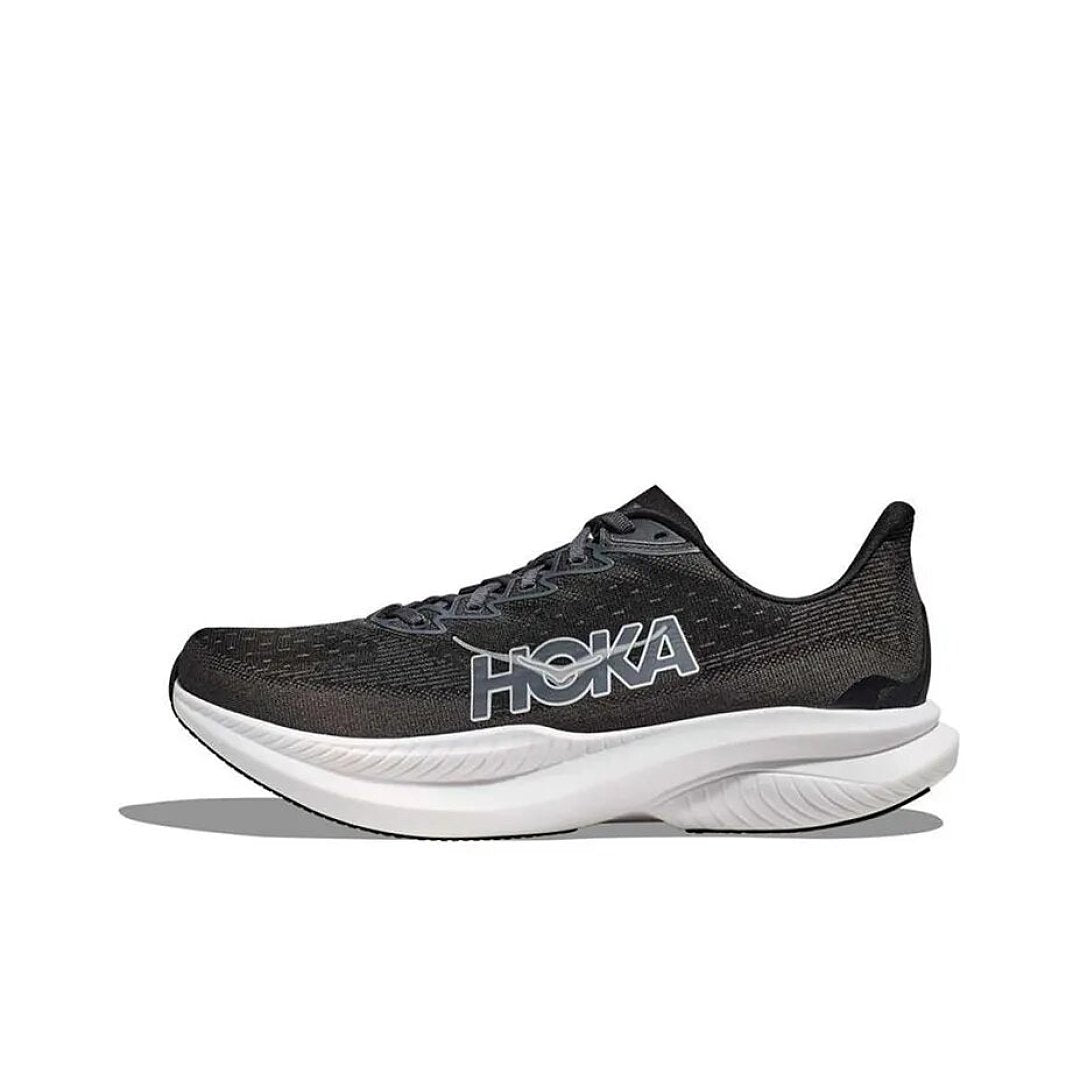 HOKA Mach 6 Running Shoes in Black and White