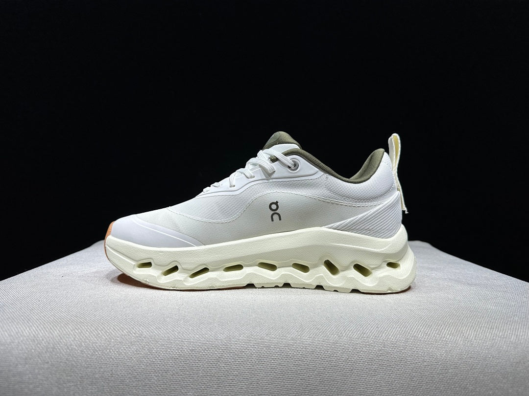 On x Loewe Cloudtilt 2.0 Sneakers, White and Light Green
