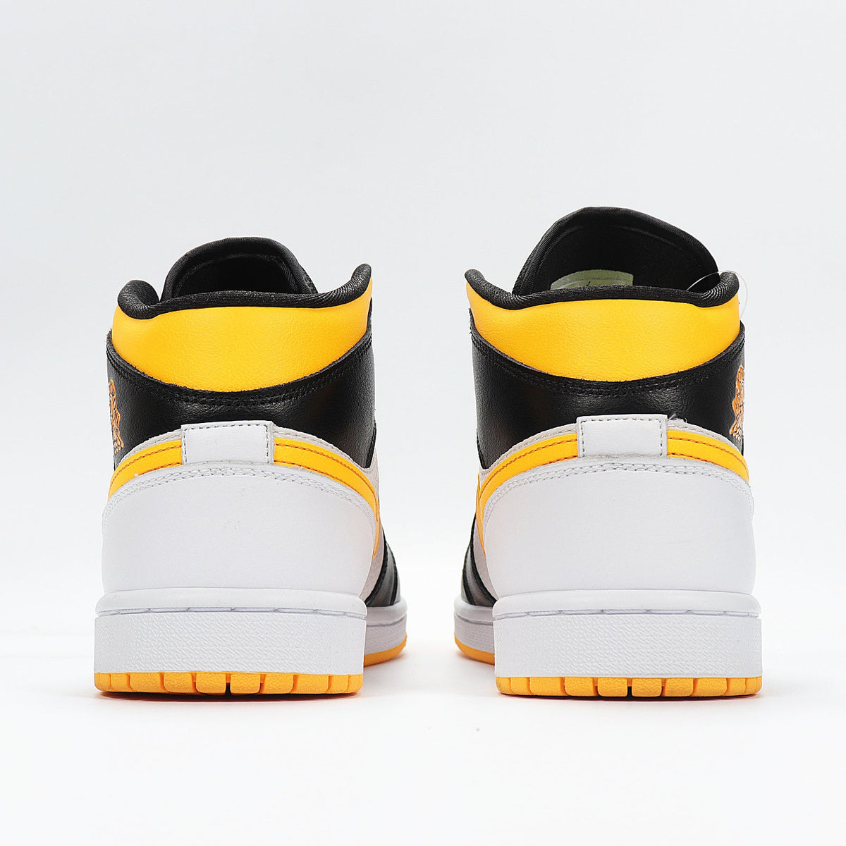 Jordan 1 High Black Yellow White Sneakers CV5276-107