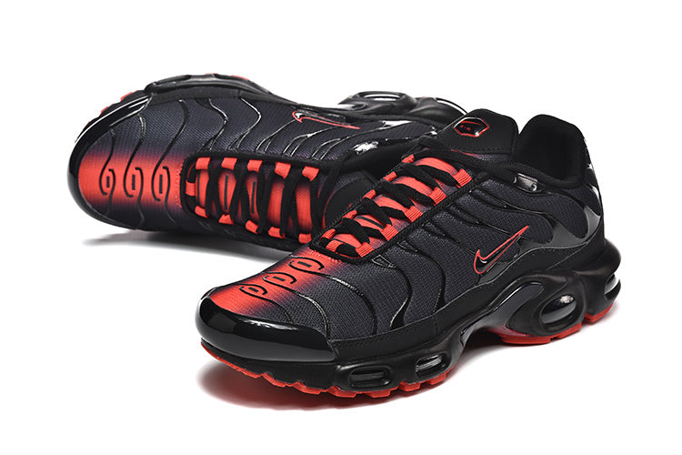 Nike Air Max Plus Sneakers in Black and Red