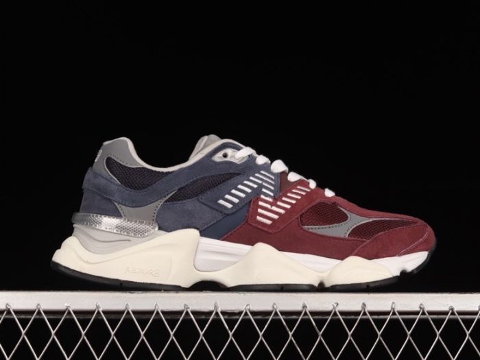 New Balance 9060 U9060GBN Burgundy Navy Sneakers