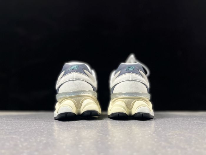 New Balance 9060 ESD Sneakers in White and Teal