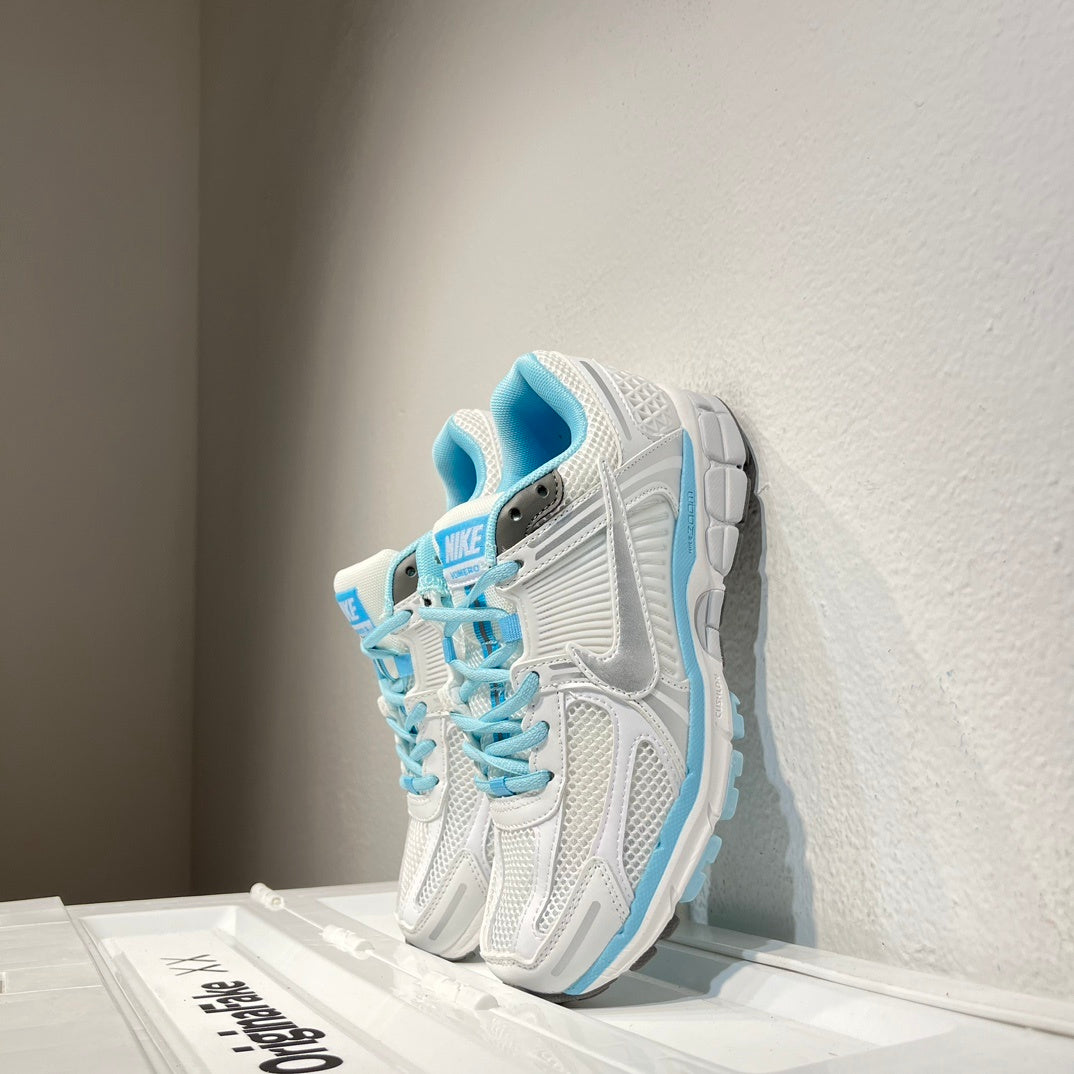 Nike Air Zoom Vomero 5 Sneakers White and Blue