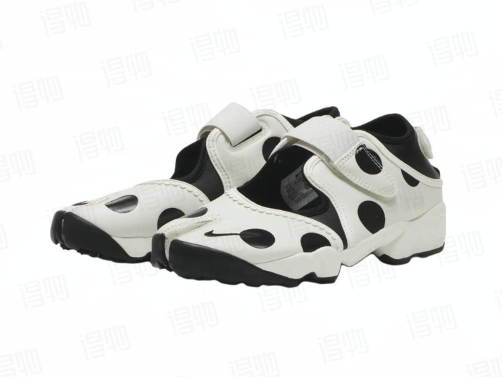 Nike Air Rift BR Split-Toe Shoe Black Silver