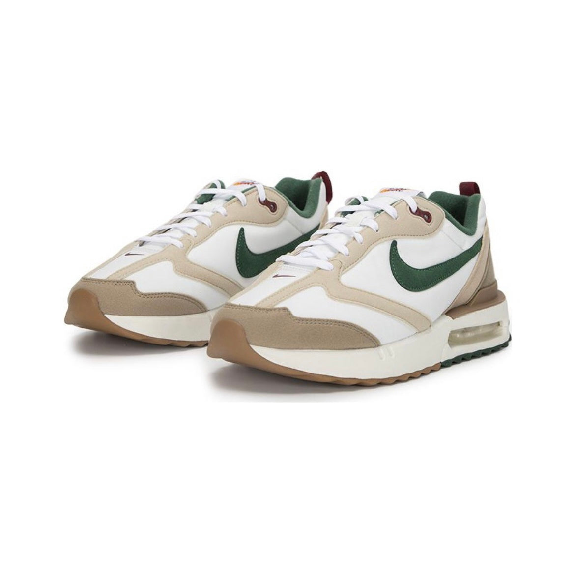 Nike Air Max Dawn Sneakers, White and Tan FB7158-131