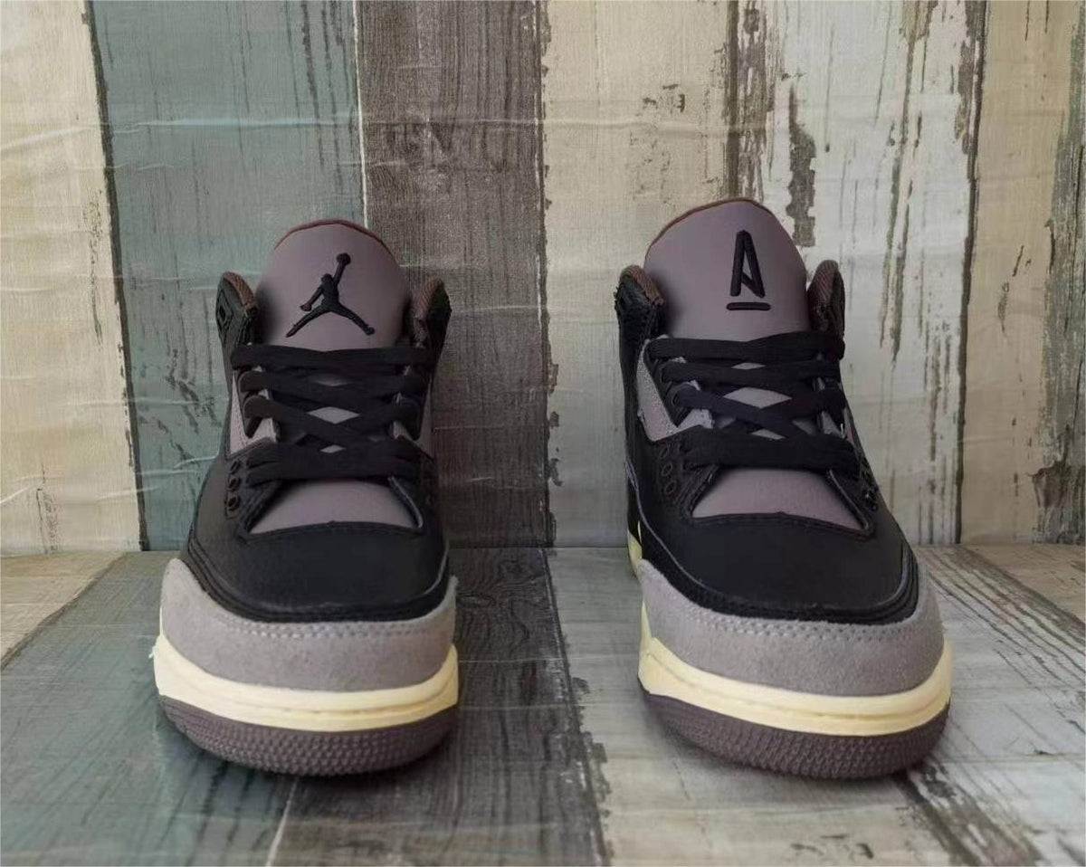 Jordan 3 Men’s Sneakers in Black and Coffee