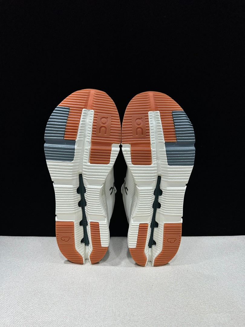 On Cloudnova 2 Sneakers in Ivory and Olive