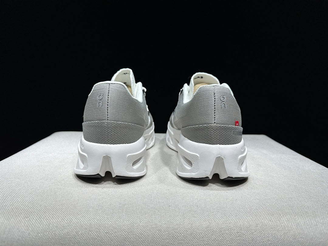 On Cloudeclipse Running Shoes, Gray and White