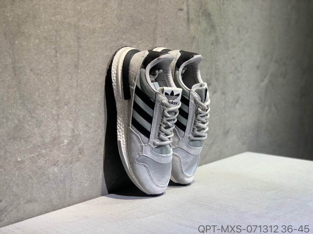 Adidas ZX 7000 Grey Black Running Sneakers