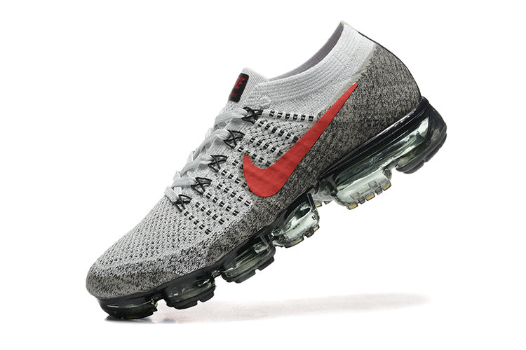 Nike Air VaporMax Flyknit 849558-020 Grey Red Sneakers