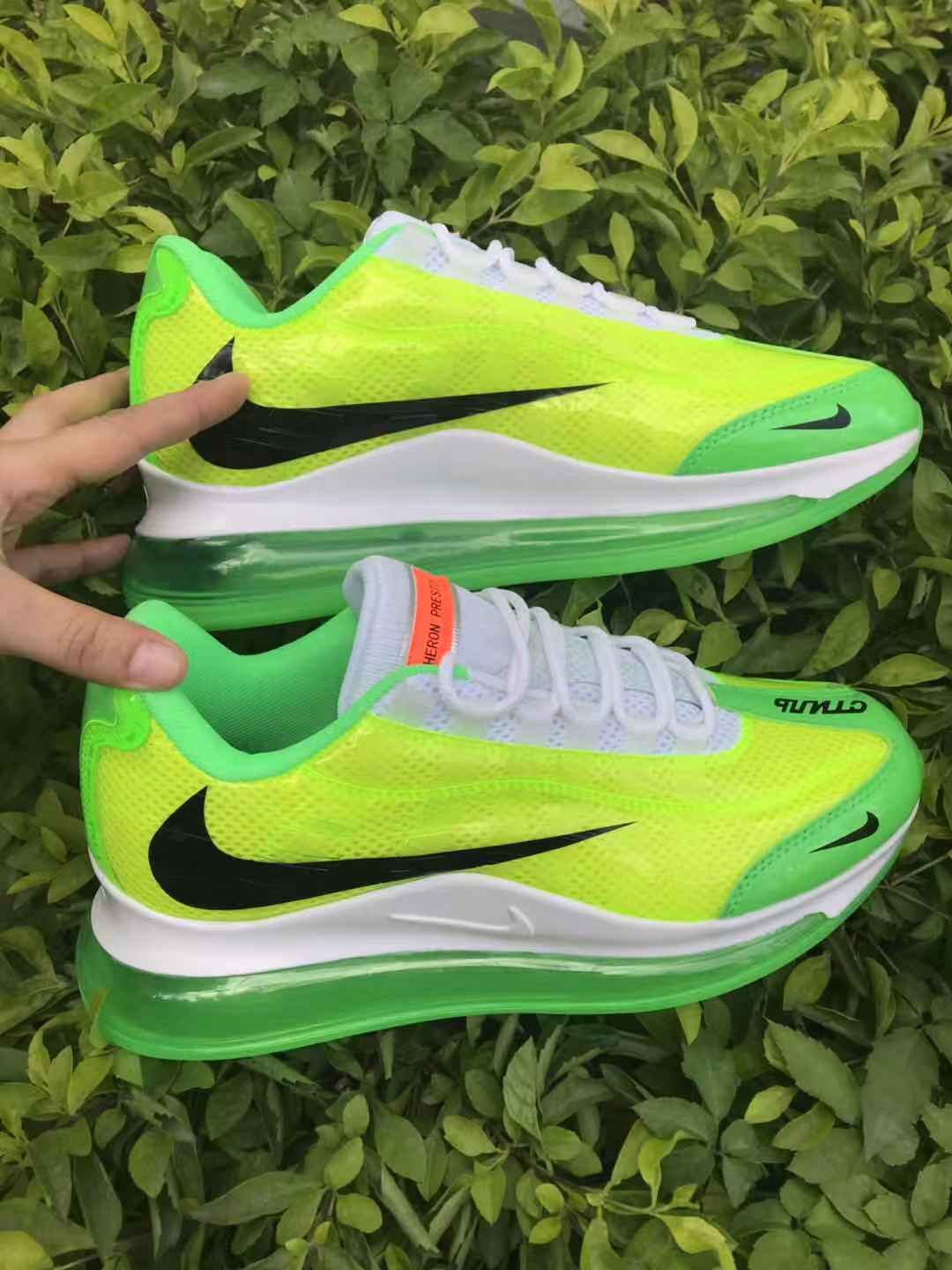 Nike Air Max 720 Heron Preston Sneakers Neon Green