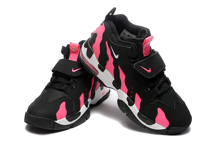 Nike Air More Uptempo Low-Top Sneakers Black Pink