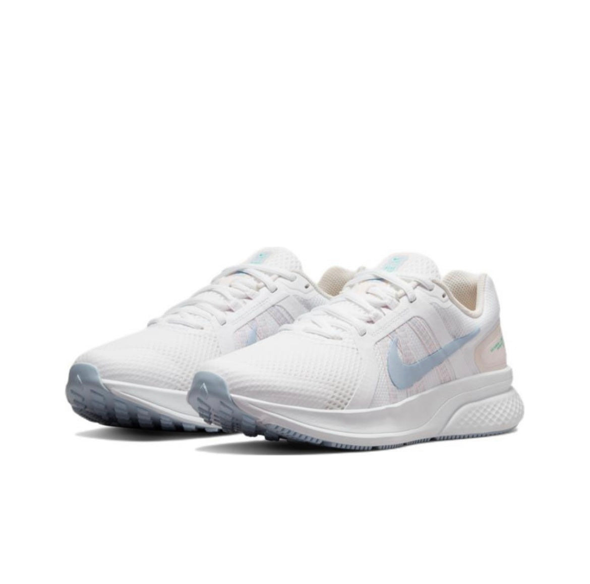 Nike Run Swift 2 Running Shoes, White and Blue, CU3528-104