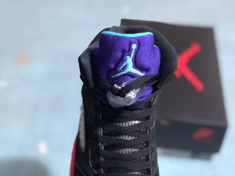 Jordan Air Jordan 5 Retro Sneakers Black Red Purple