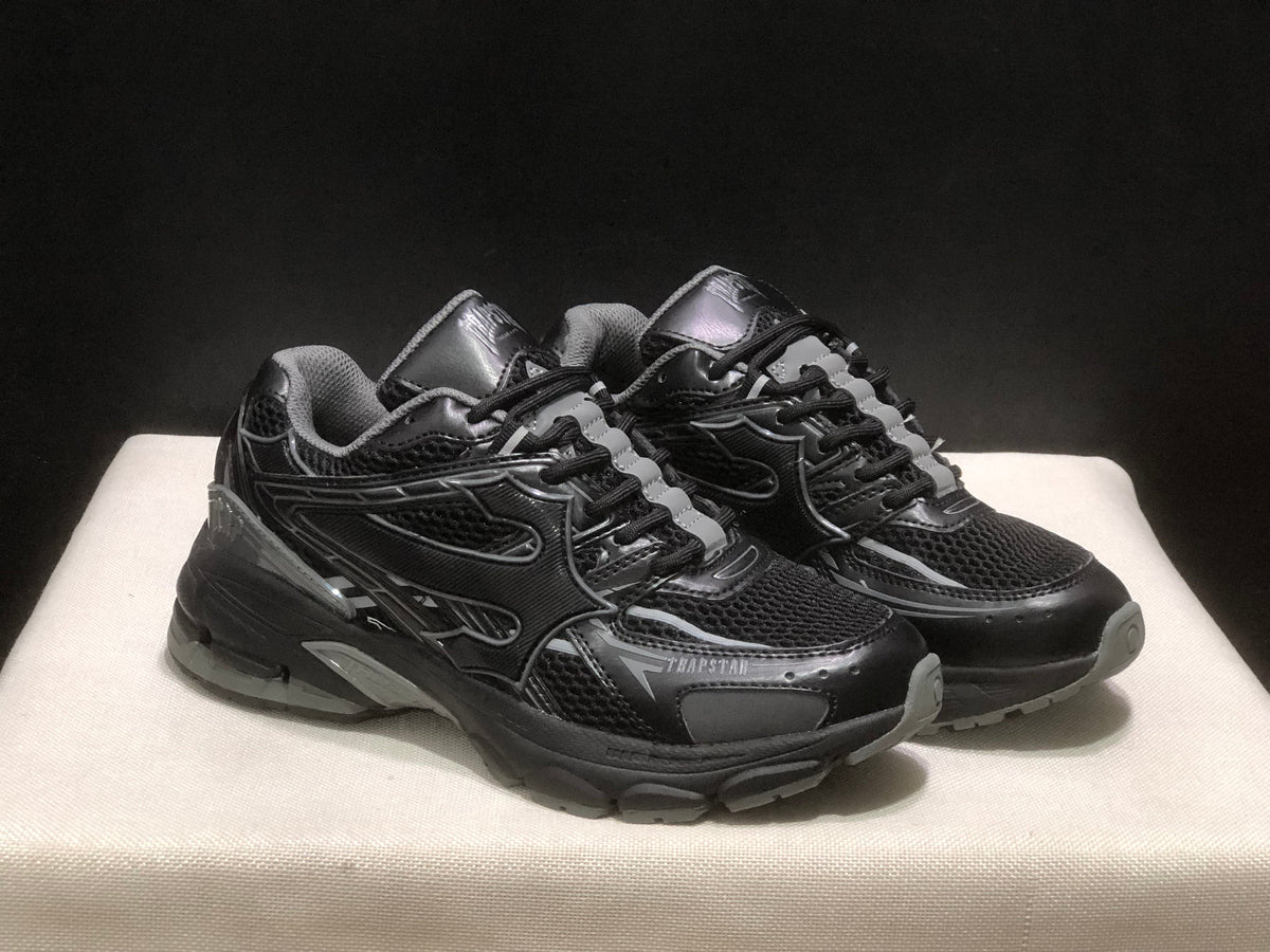 Trapstar TAP Retro Chunky Sneakers Black and Gray