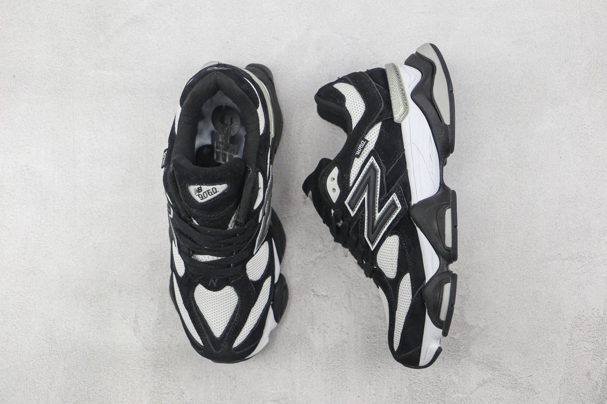New Balance 9060 Black and White Sneakers