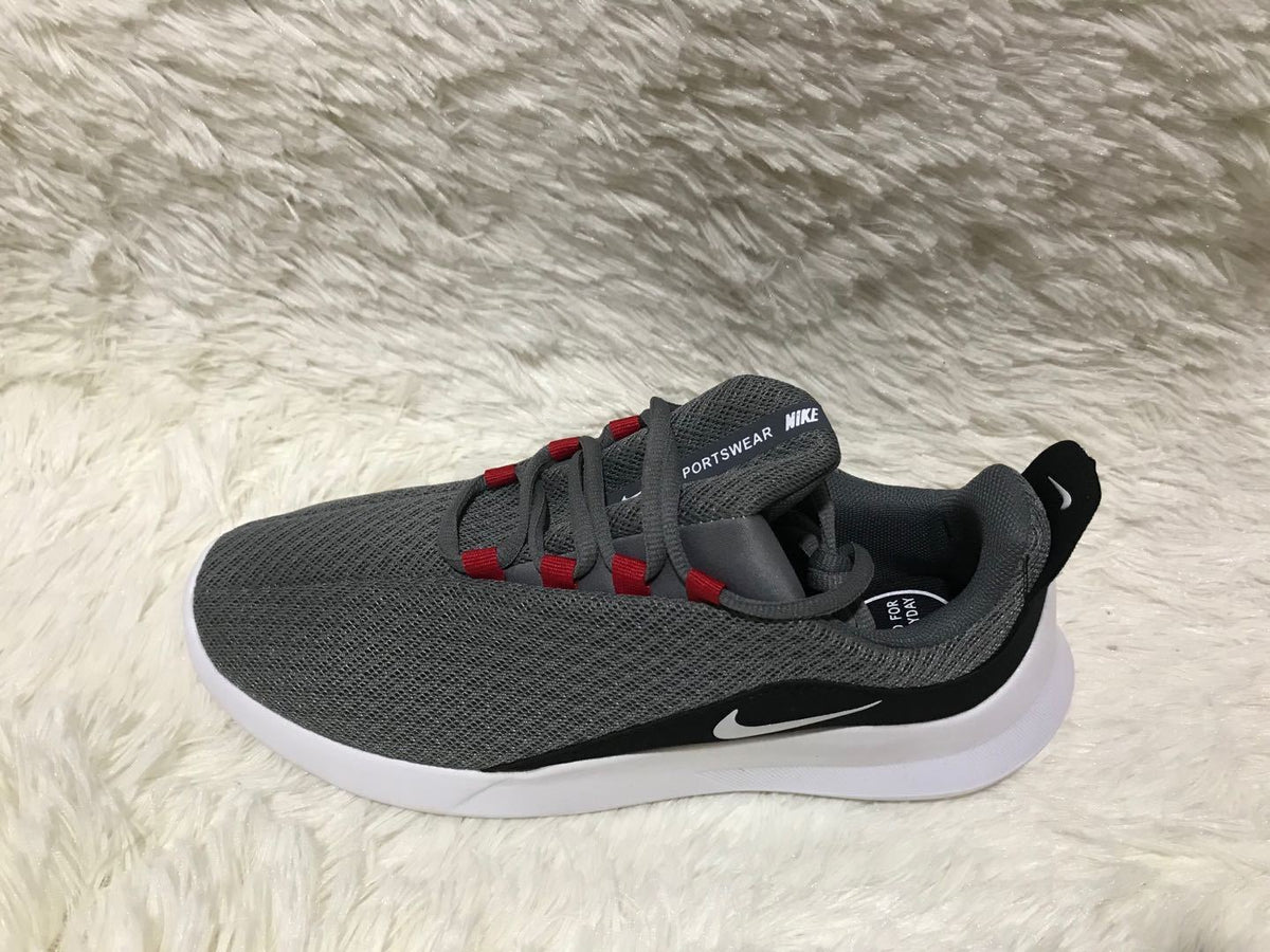 Nike Lunar 5 Sneakers in Gray, White and Red