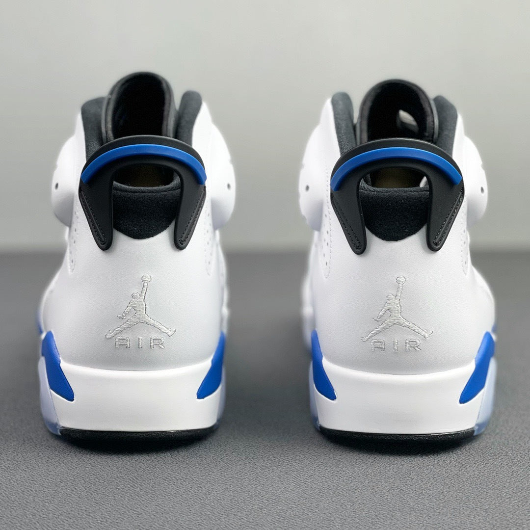 Jordan Air Jordan 6 Retro Sport Blue High-Top Sneakers