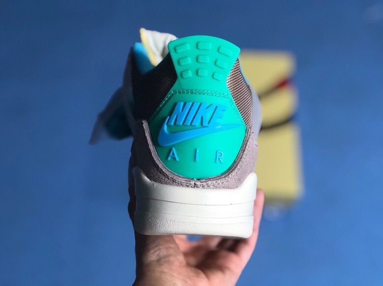 Jordan Air Jordan 4 Retro Gray Teal Sneakers