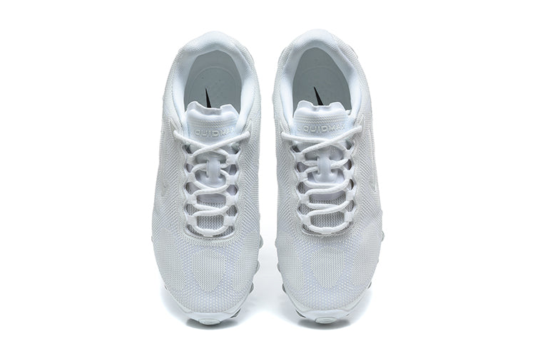 Nike Air Max White Sneakers with Visible Air Cushioning