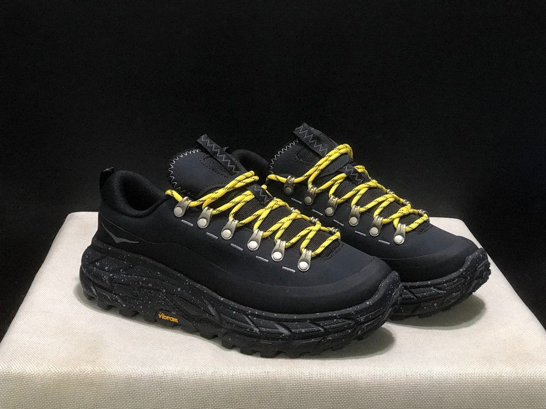 HOKA Tor Summit Trail Sneakers Black and Yellow