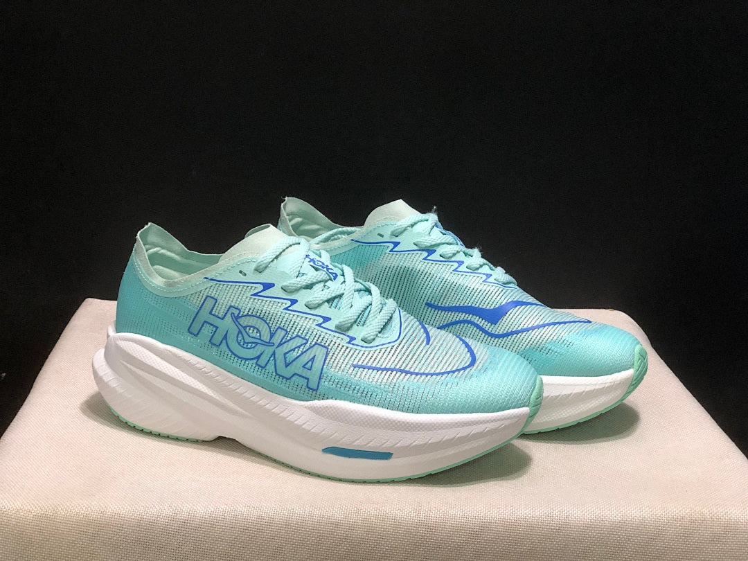 HOKA Mach X 2 Running Shoes, Aqua Blue