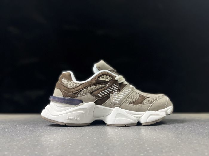 New Balance U9060 HZH Sneakers in Taupe and Cream