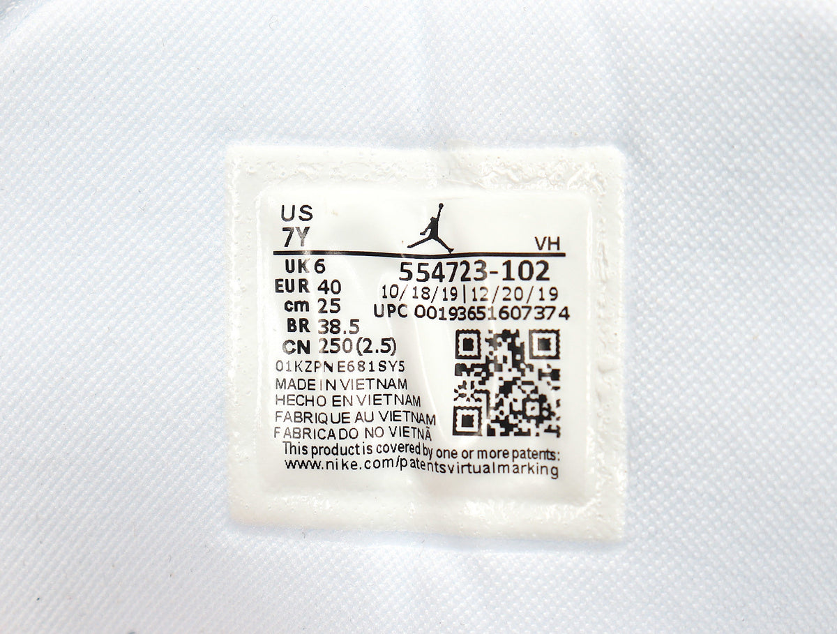 Jordan Air Jordan 1 Low White and Pink Sneakers
