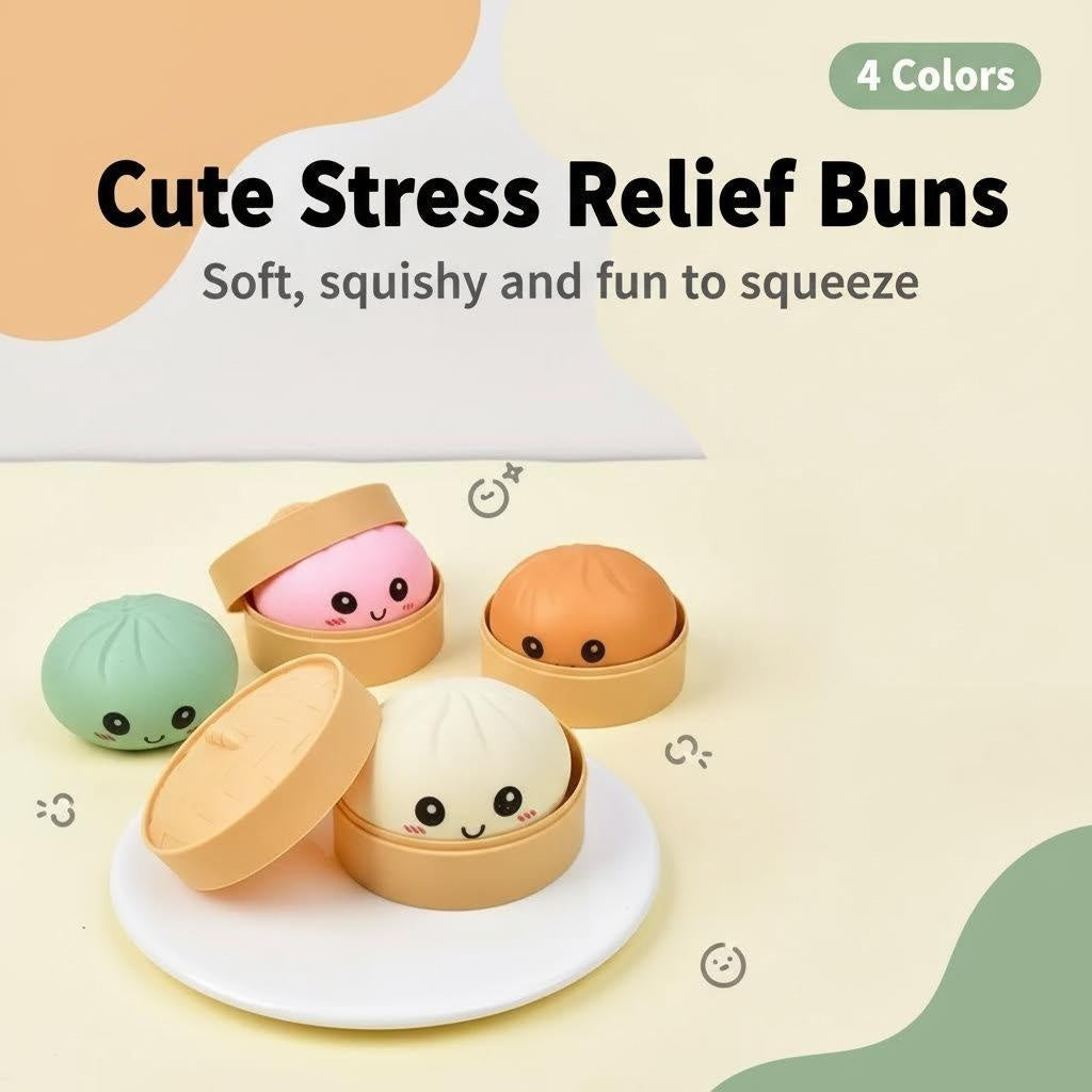 🎁Giant Steamed Bun Mystery Box - Limited Edition Surprise Squishy!