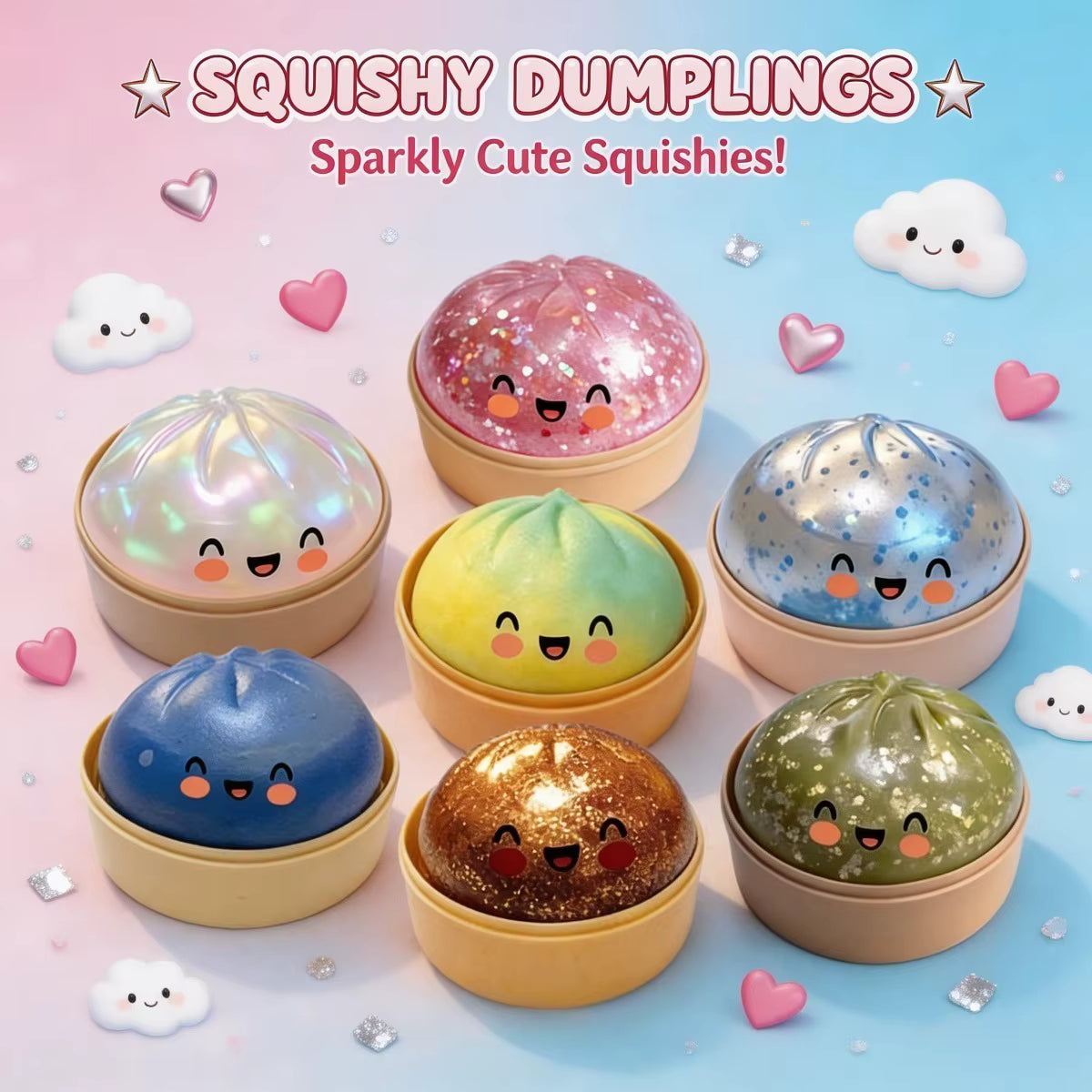 🎁Giant Steamed Bun Mystery Box - Limited Edition Surprise Squishy!