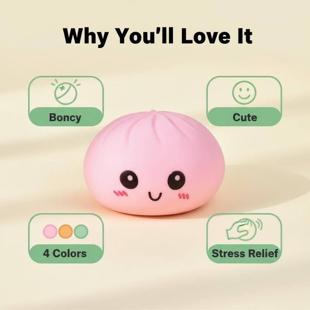 🎁Giant Steamed Bun Mystery Box - Limited Edition Surprise Squishy!