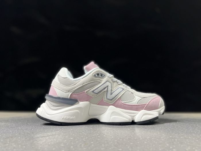 New Balance 9060 Sneakers in White and Pink U9060BM