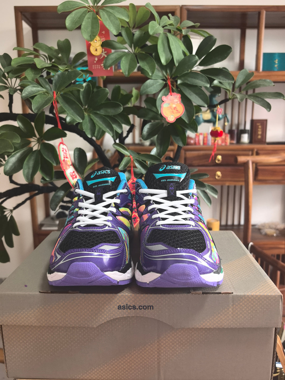 ASICS GEL-NIMBUS 10.1 Black Butterfly Sneakers