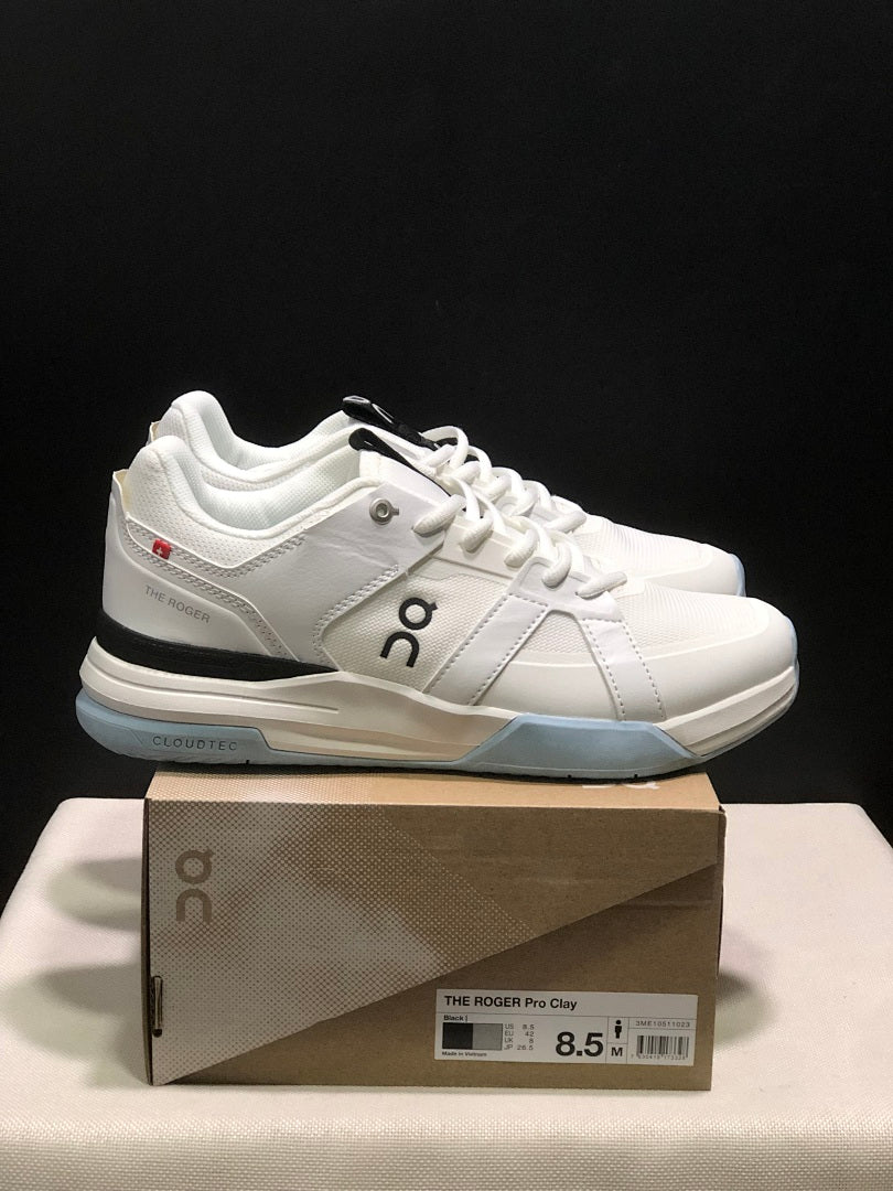 On The Roger Clubhouse Pro White Light Blue Sneakers