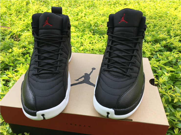 Jordan Air Jordan 12 Black Nylon High-Top Sneakers