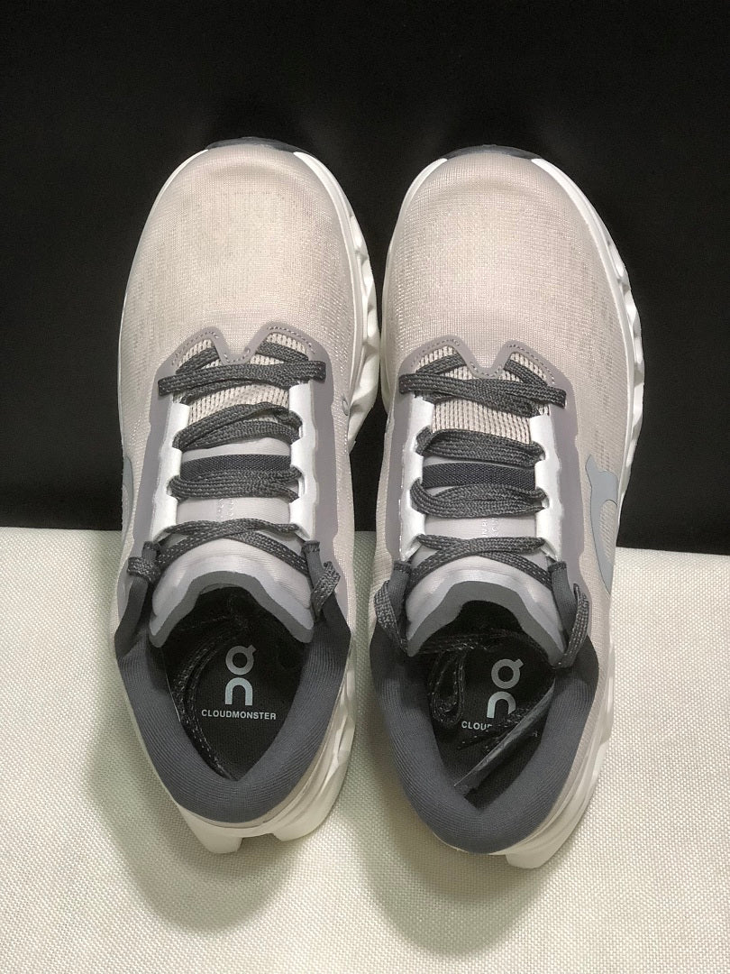 On Cloudmonster 3 Running Shoes in Gray