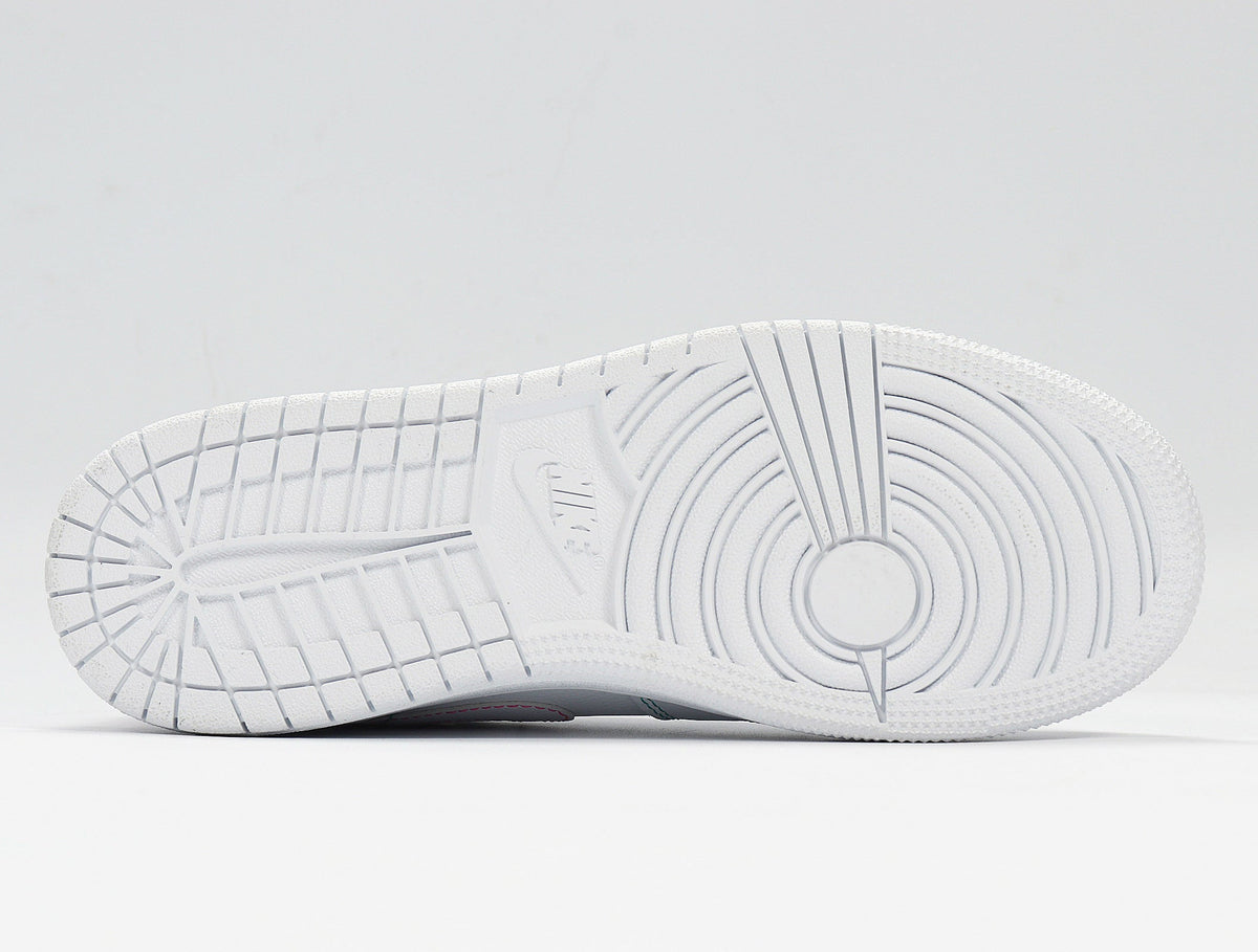 Nike Air Jordan 1 Low White Pink Sneakers 554723-101