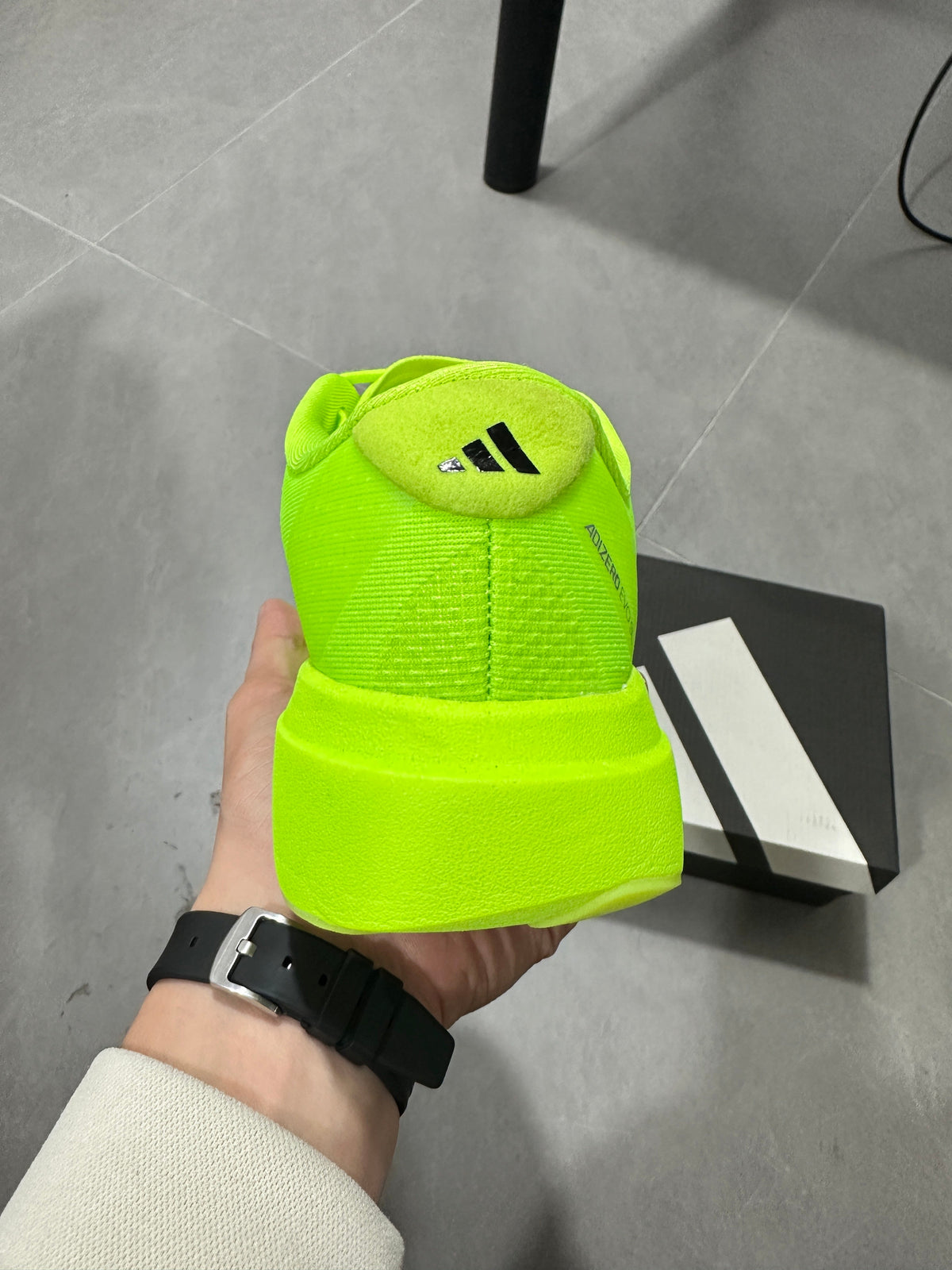 Adidas Adizero Lightstrike Pro Running Shoes, Neon Green
