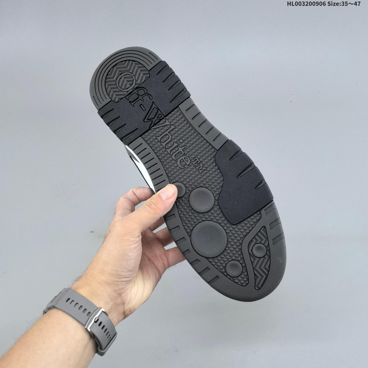 Off-White Out of Office Sneakers in Grey, White and Black