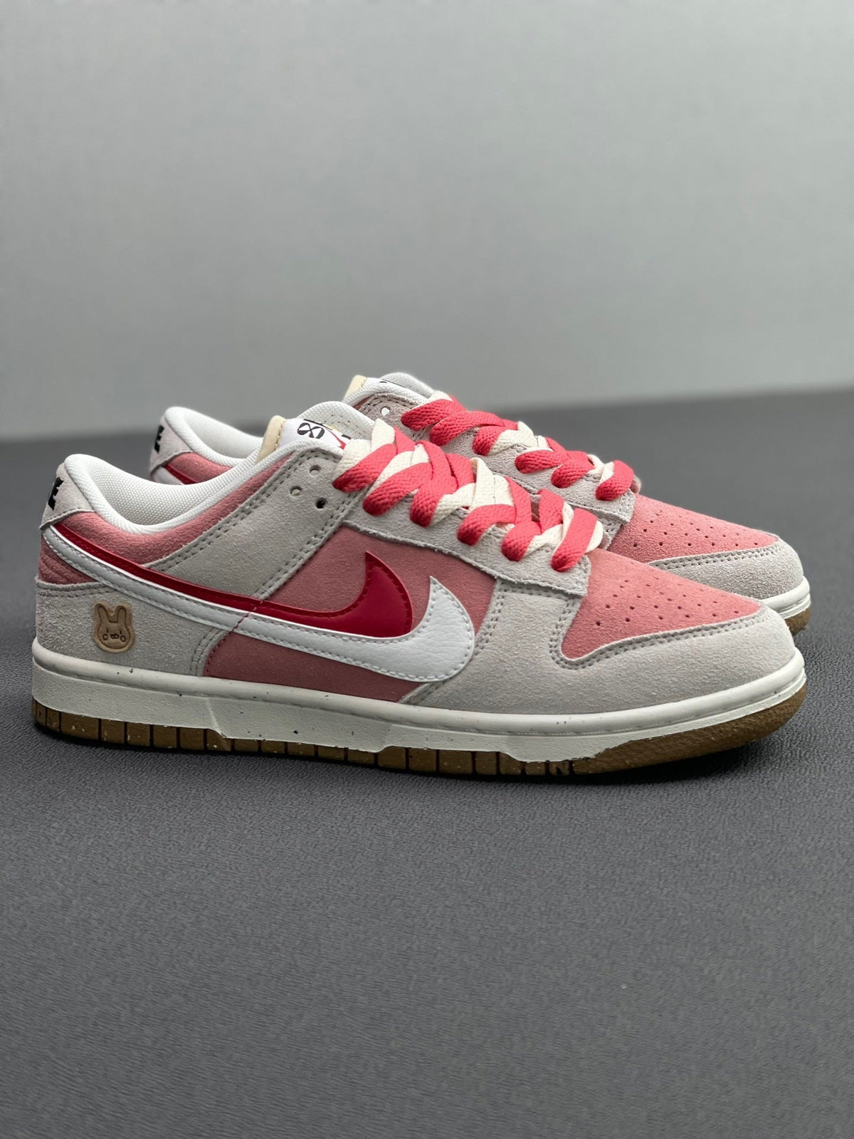Nike Dunk Low SE Rabbit Year Pink White Sneakers DO9457-117