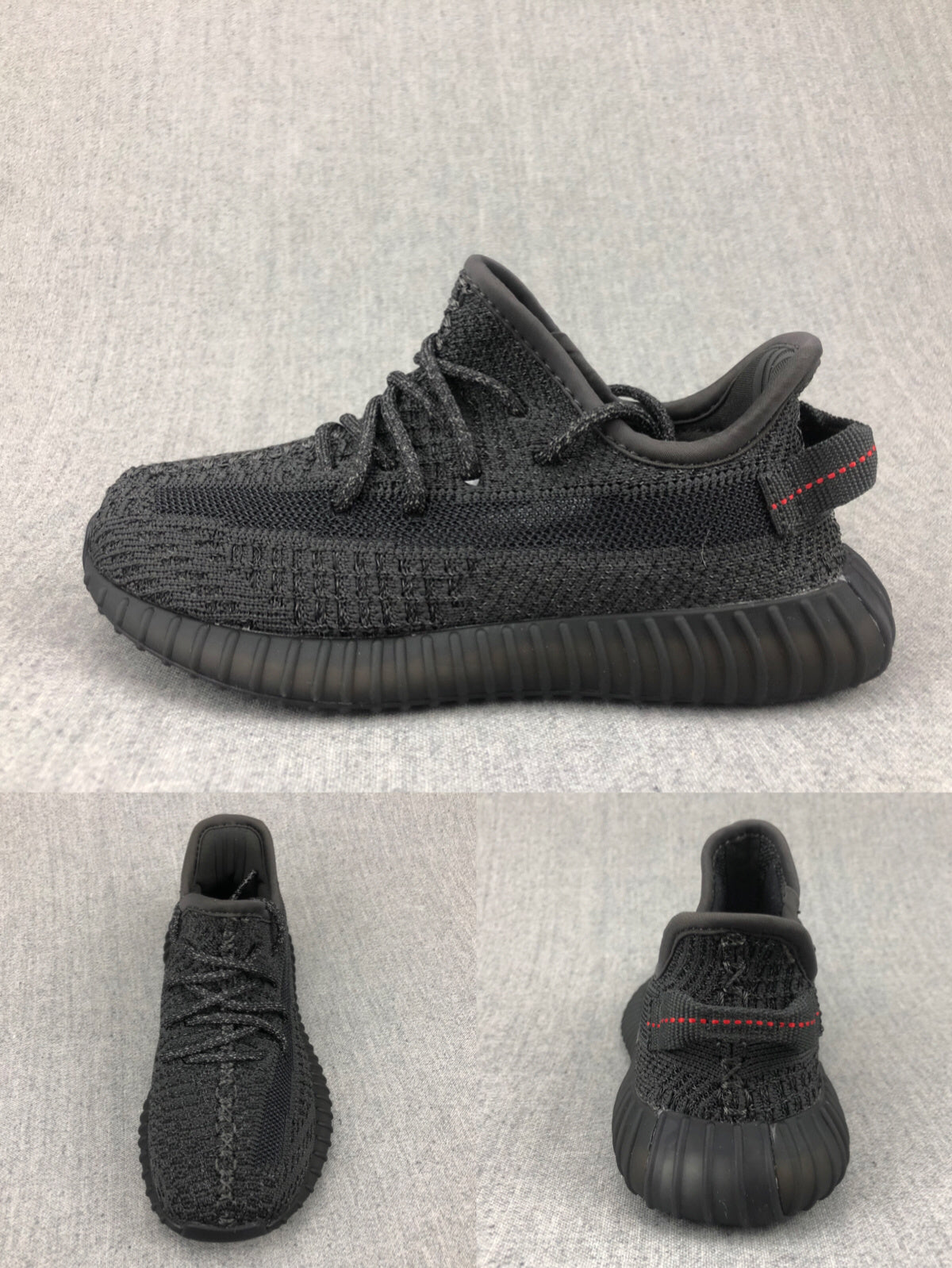 Yeezy 350 V2 Kids Sneakers in Black