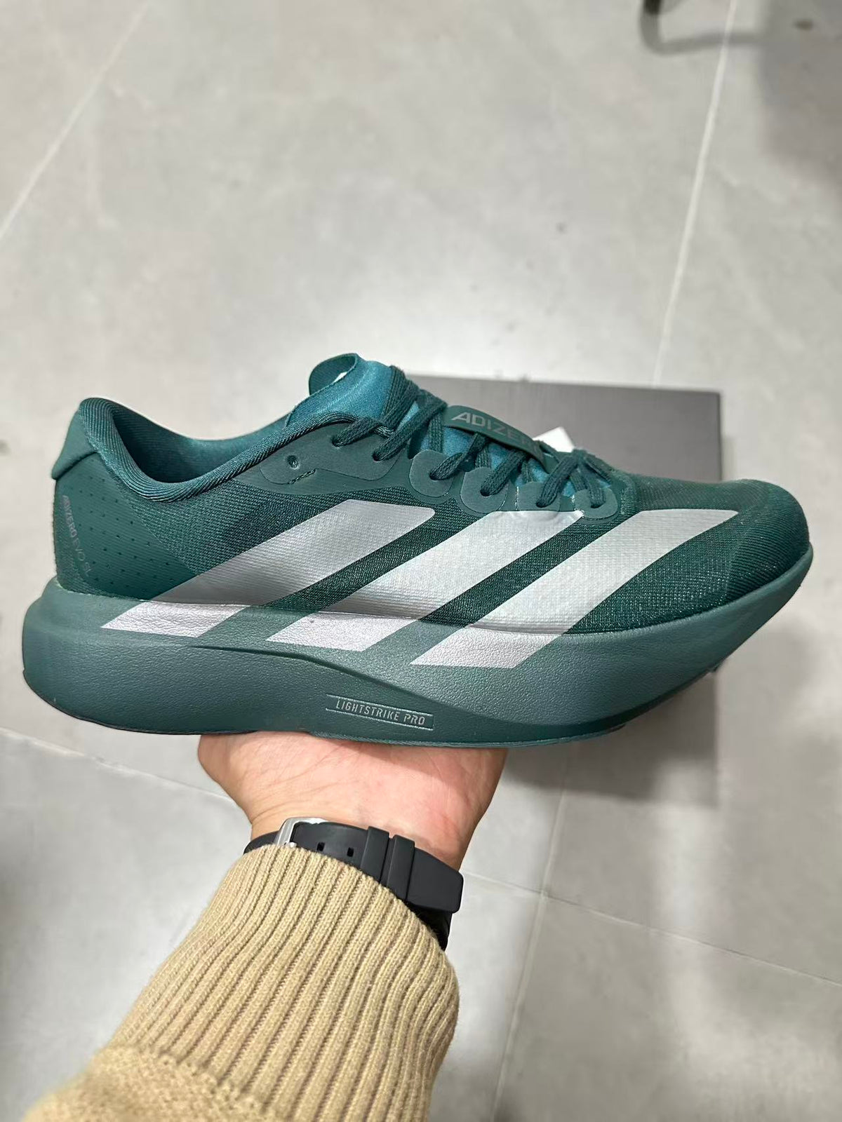 Adidas Adizero Lightstrike Pro Running Shoes, Green