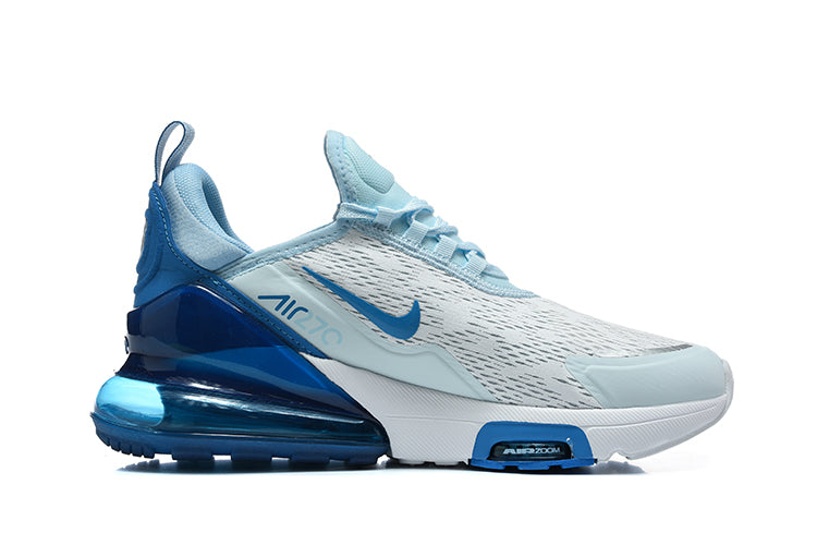 Nike Air Max 270 Sneakers in Light Blue and White
